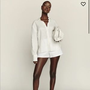Reformation linen shirt